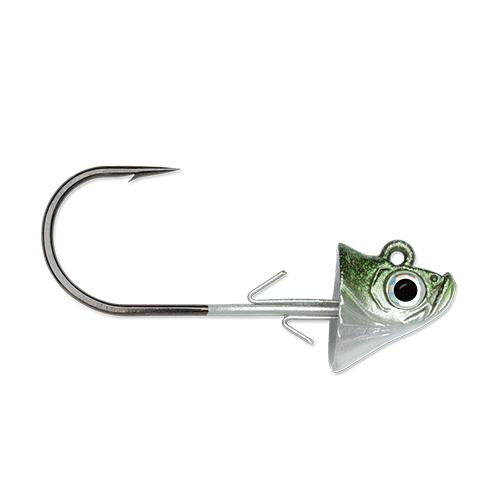 VMC Swimbait Jig #2/0 Hook Size, 1/8 oz, Shad, Package of 2