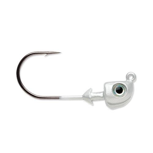 VMC Boxer Jig #5/0 Hook Size, 3/4 oz, Metallic White, Package of 3