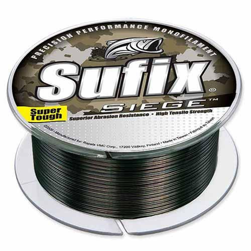 Sufix Siege Line 4 lbs Tested, 0.008 Diameter, 330 Yards, Camo