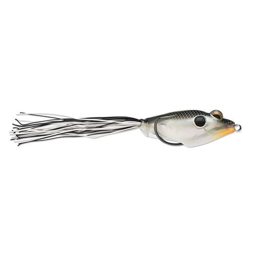 Terminator Walking Frog 3 Length, 11/16 oz, Smoke Silver Shad, Package of 1