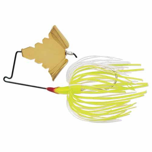 Terminator Original Titanium Buzzbait 3/8 oz, Chartreuse White Shad, Package of 1