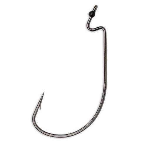 VMC Wide Gap Hook #5/0 Hook Size, Black/Nickel, Package of 25