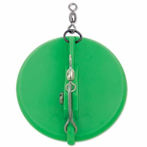 LuhrJensen Dipsy Diver Lure Freshwater, Size 000,  3 1/4, 35 Depth, Kelly Green/White Bottom, Per 1