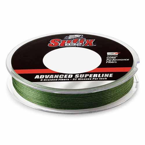 Sufix 832 Advanced Superline 50 lbs Tested, 0.014 Diameter, 150 Yards, Low Vis Green