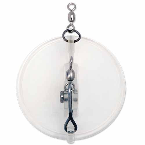 LuhrJensen Dipsy Diver Lure Freshwater, Size 003,  4 7/8, 100 Depth, Clear/Clear Bottom, Per 1