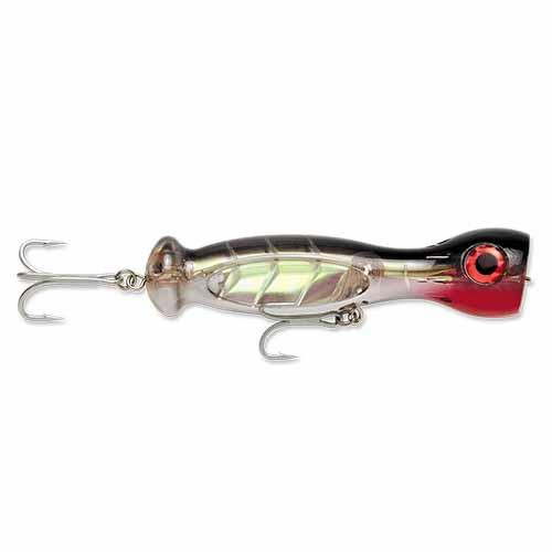 Williamson Jet Popper Hard Bait Lure Saltwater, Size 7, 7 Length, Topwater Depth, Natural Silver, Per 1