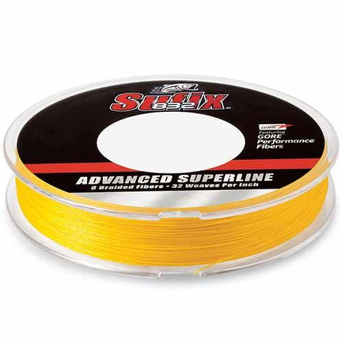 Sufix 832 Advanced Superline 65 lbs Tested, 0.016 Diameter, 300 Yards, Hi Vis Yellow