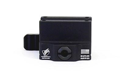 American Defense MFG Trijicon MRO Mount Lower 1/3 Co-Witness Standard QD Lever Aluminum Black AD-MRO-11
