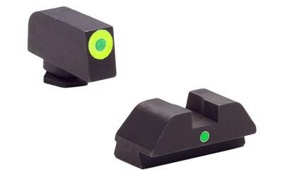 AmeriGlo Tritium I-Dot Sight Set For GLOCK 42/43, Steel