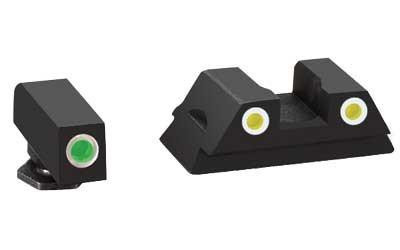 AmeriGlo Classic Tritium Night Sight Set For GLOCK 43, Steel