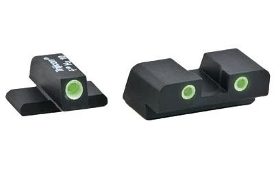 AmeriGlo Springfield XD/XDM/XDS 3-Dot Night Sights Green Front/Rear Black