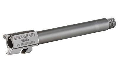 Apex Tactical Apex Grade Drop-In Threaded Replacement Barrel 5" S&W M&P Long 9mm Luger Threaded 1/2x28 Stainless Steel Natural Finish