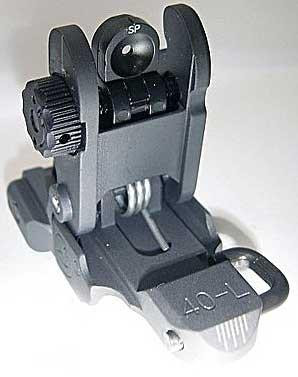A.R.M.S. Low Profile Flip-Up Rear Sight 40L |