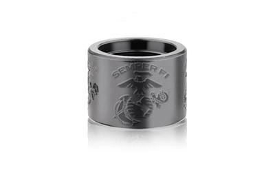 Backup Tactical 1/2x28 Thread Protector Aluminum Semper Fi Black