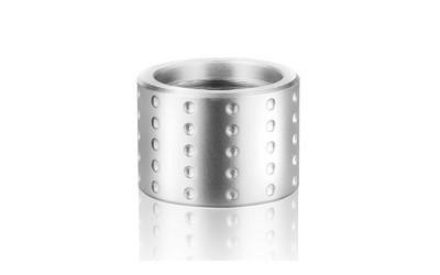 Backup Tactical 1/2x28 Thread Protector Aluminum Spots Silver