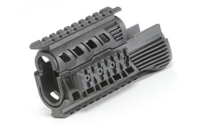 CAA RS47-Set AK-47 Replacement Hand Guard System Skeletonized Picatinny Rail High Density Polymer Matte Black