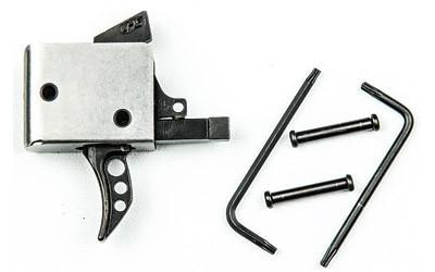 CMC Triggers Lantac E-CT1 AR-15 Drop-In Single Stage Trigger Curved Trigger Bow 3.5LB .154" Small Pin Receiver Steel/Black 91511