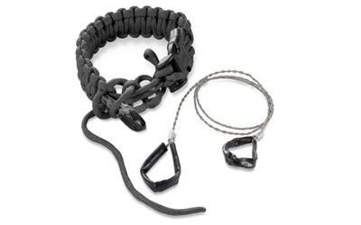 CRKT SURVIVAL BRACELET W/ SAW BLK SM