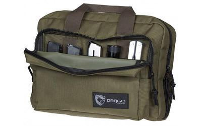 DRAGO GEAR DOUBLE PISTOL CASE GRN