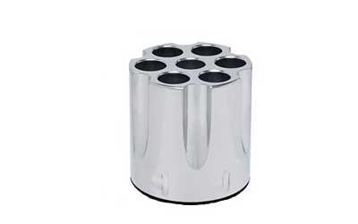 GG&G PEN & PENCIL HOLDER CHROME