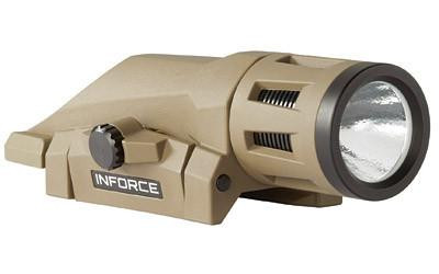 Inforce WML Weapon Light White LED 400 Lumens Picatinny Rail Mount CR123A Polymer FDE