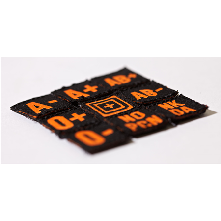 511 Tactical Blood Type Patch Kit 17003-511-1 SZ