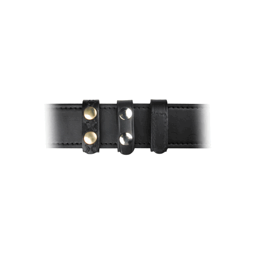 BOSTON LEATHER Leather Belt Keeper, 3/4  With and Without Hidden Cuff Key 5456-1-GLD