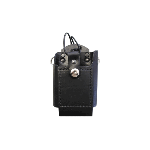 BOSTON LEATHER RADIO HOLDER W/ D RINGS 5481RC-1