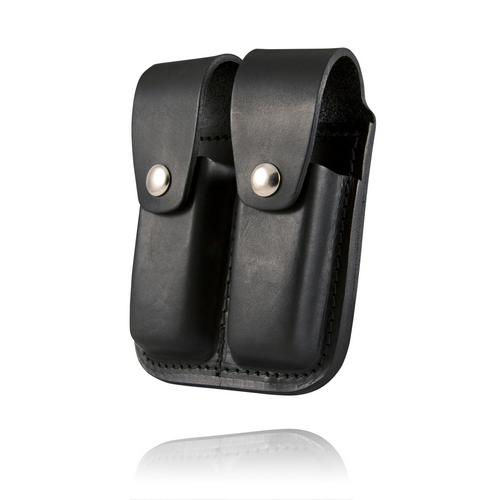 BOSTON LEATHER CLIP POUCH. DOUBLE 9MM & 40 MM 5601-1