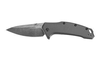 KERSHAW LINK 3.25" GRY ALUM BLKWSH