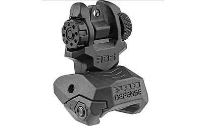 FAB DEF REAR POLY FLIP-UP SIGHT BLK