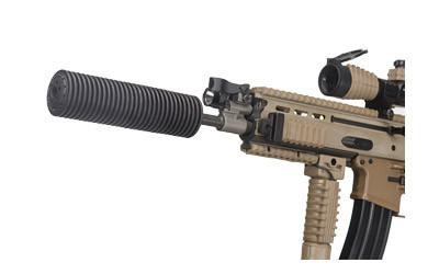 Manta Suppressor Cover 1.5" ID 7" Long .223/5.56/.300/.308/7.62 Synthetic Black M7000