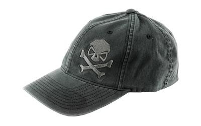 PHU SKULL FLEX HAT BLK/GRY L/XL