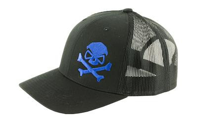 PHU SKULL TRUCKER HAT BLK/BLU