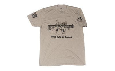 SPIKE'S TSHIRT STOPS ISIS GRAY SM