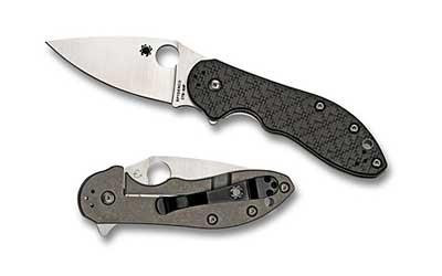 SPYDERCO DOMINO CARBON FIBER TIT PLN