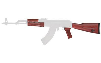 TMBSMTH AK47 WOOD STK SET RED LAMNAT