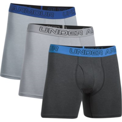 Under Armour Charged Cotton Stretch 6in Boxerjock 3-Pack 1277279038SM