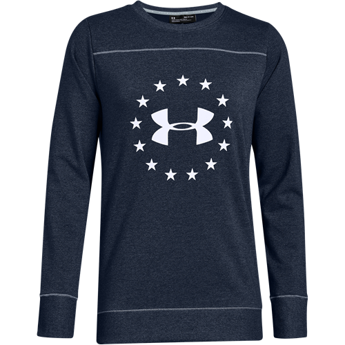 Under Armour Womens UA Freedom Threadborne Crew Long Sleeve T-Shirt 1305245409XXL