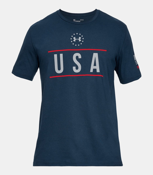 Under Armour UA Freedom USA Chest T-Shirt 1326413221LG