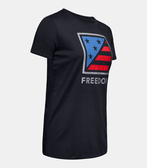 Under Armour Womens UA Freedom Folded Flag T-Shirt 1343557001MD