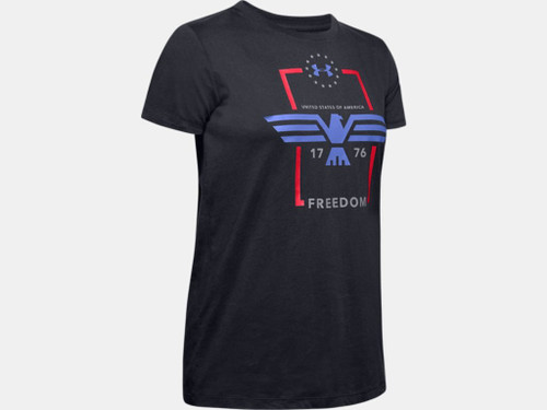 Under Armour Womens UA Freedom Eagle T-Shirt 1343559001SM