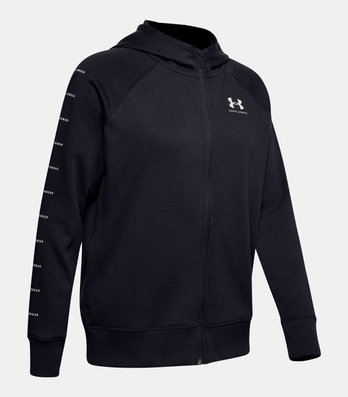 Under Armour Womens UA Rival Fleece Sportstyle LC Sleeve Graphic Hoodie 1348559001SM