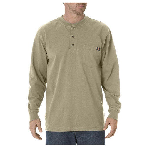 Dickies Long Sleeve Heavyweight Henley WL451DS  3T