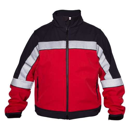 Elbeco Shield Color Block Soft Shell Jacket SH3704RN-M-R
