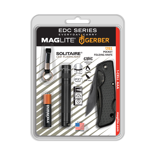 Maglite Solitare Led 1 Cell Aaa/Knife SJ3ATMK
