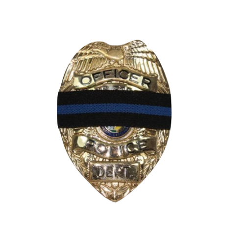 Shirt Stay Plus Blue Line Mourning Band SSPMB