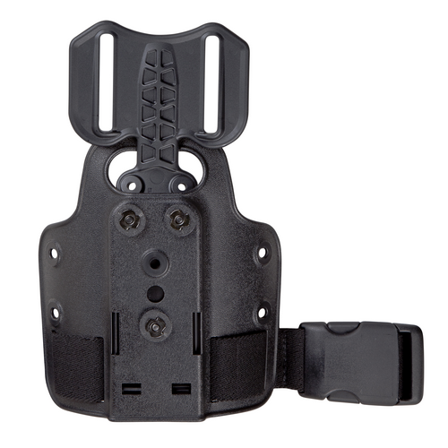 Safariland Model 6004-27 Single Strap Leg Shroud with Drop Flex Adapter (DFA) & QLS 22 6004-27-55