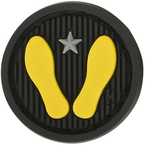 Maxpedition Yellow Footprints Morale Patch YWFTS