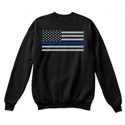 Thin Blue Line Crew Neck - Classic, Thin Blue Line TBL-CREW-CLASSIC-S